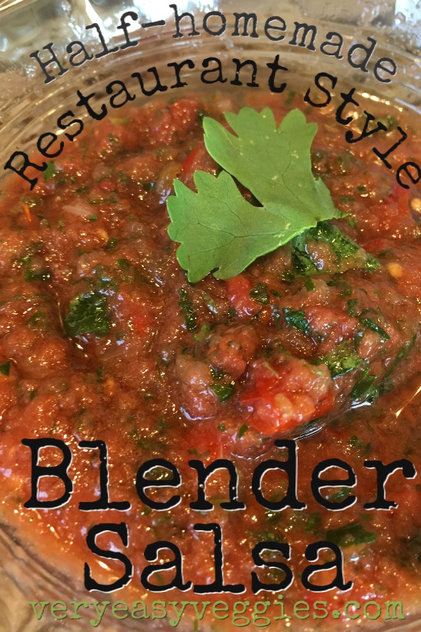 restaurant style easy blender salsa recipe